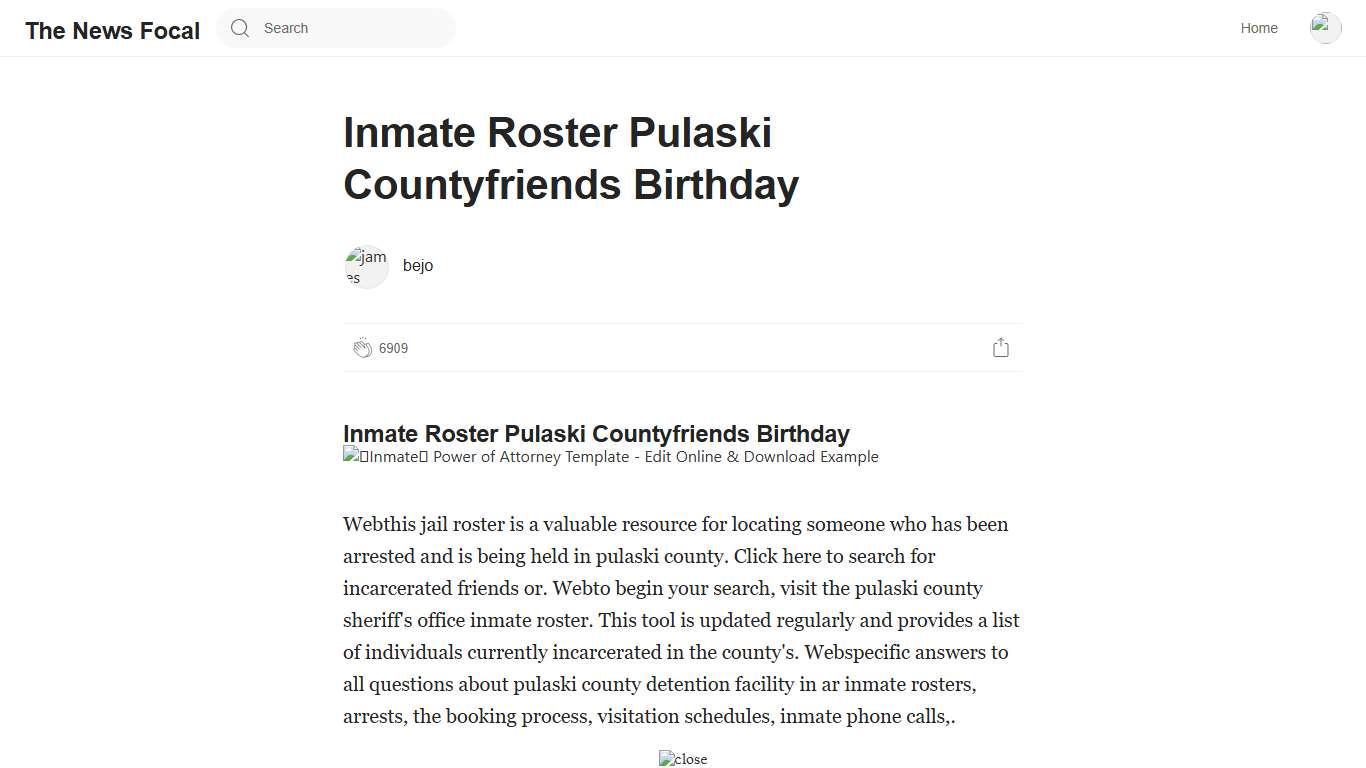 Inmate Roster Pulaski Countyfriends Birthday